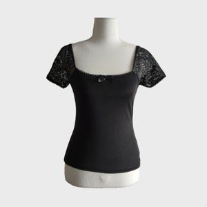 Killstar Octovia double layered mesh top